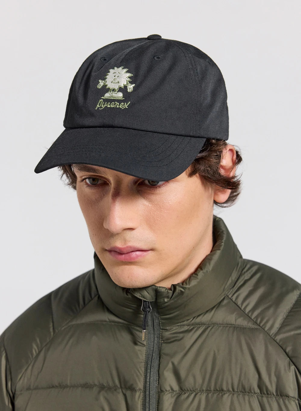 casquette noir pyrenex mister down cap