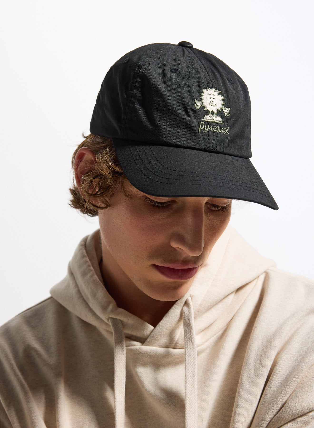 Casquette unisexe Pyrenex Mister Down noire-1