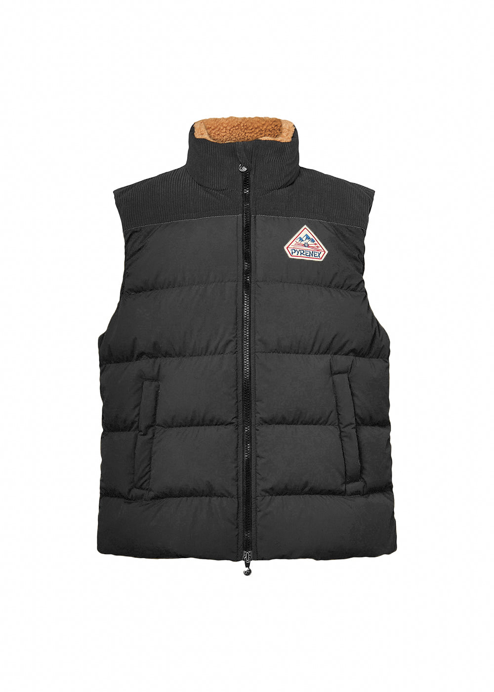 Doudoune sans manches Pyrenex Retro John noire unisexe