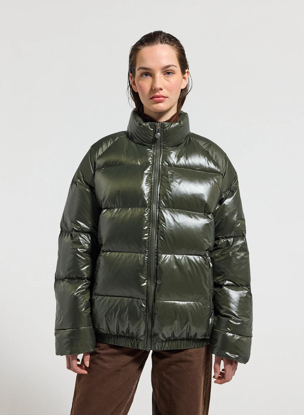 Pyrenex Vintage Mythic unisex down jacket deep-khaki-2