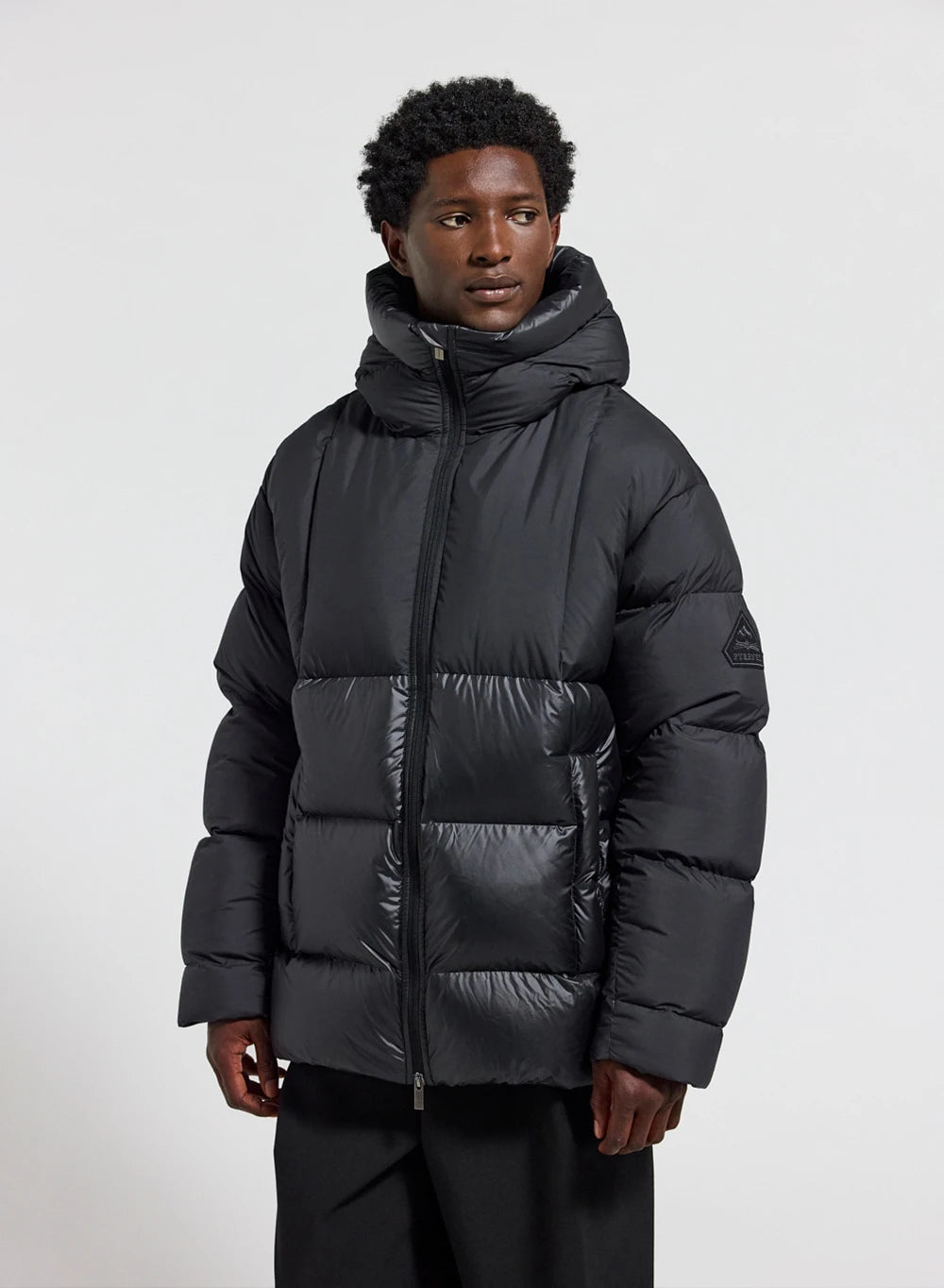 Men's down jacket made in Saint-Sever Pyrenex Eneko black-1