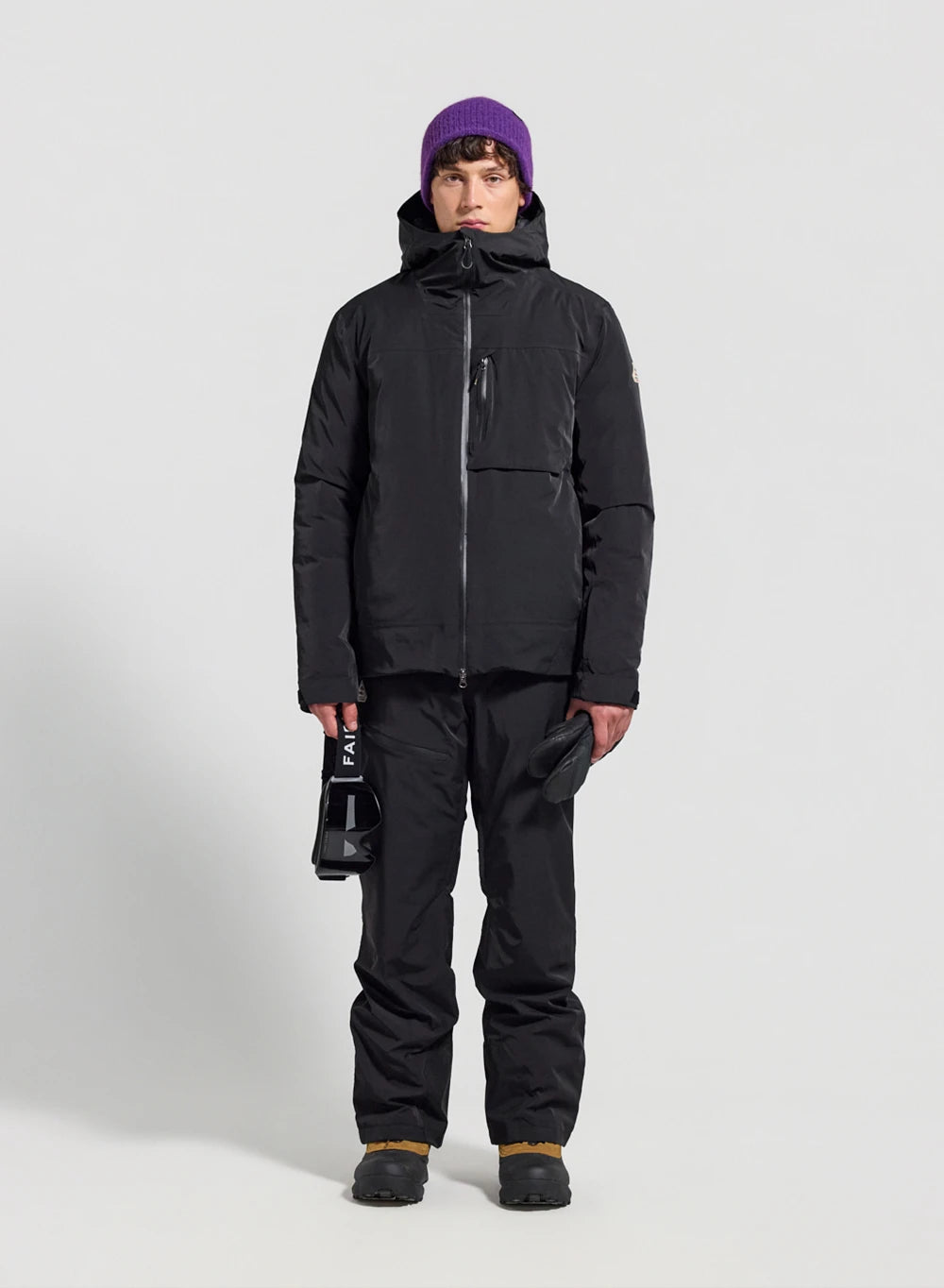 Veste parka imperméable homme Pyrenex Gravity 2 en duvet naturel noire
