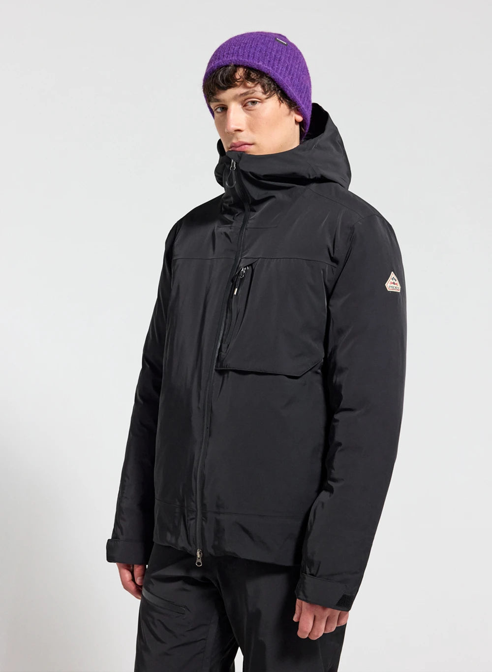 Veste parka imperméable homme Pyrenex Gravity 2 en duvet naturel noire