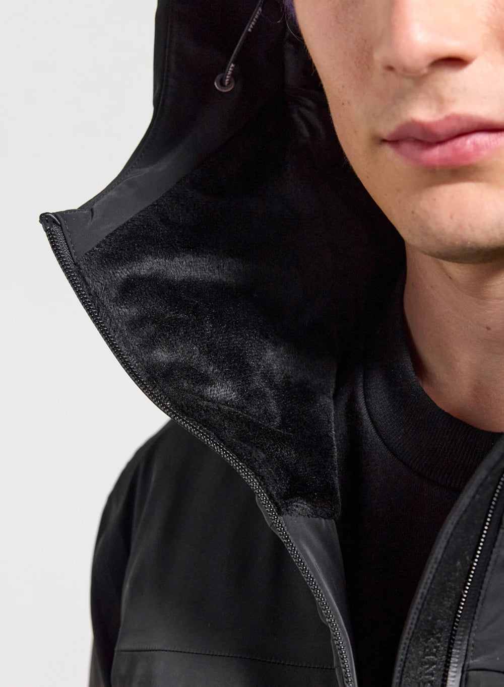 Veste parka imperméable homme Pyrenex Gravity 2 en duvet naturel noire