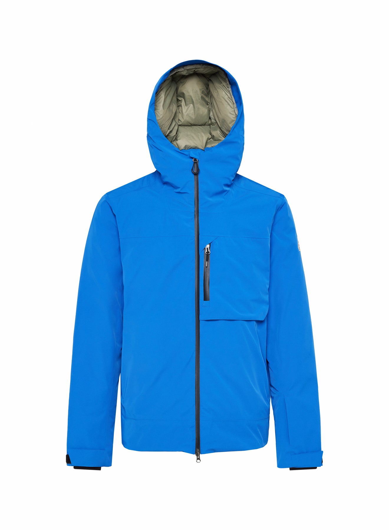 Veste parka imperméable homme Pyrenex Gravity 2 en duvet naturel bleu électrique