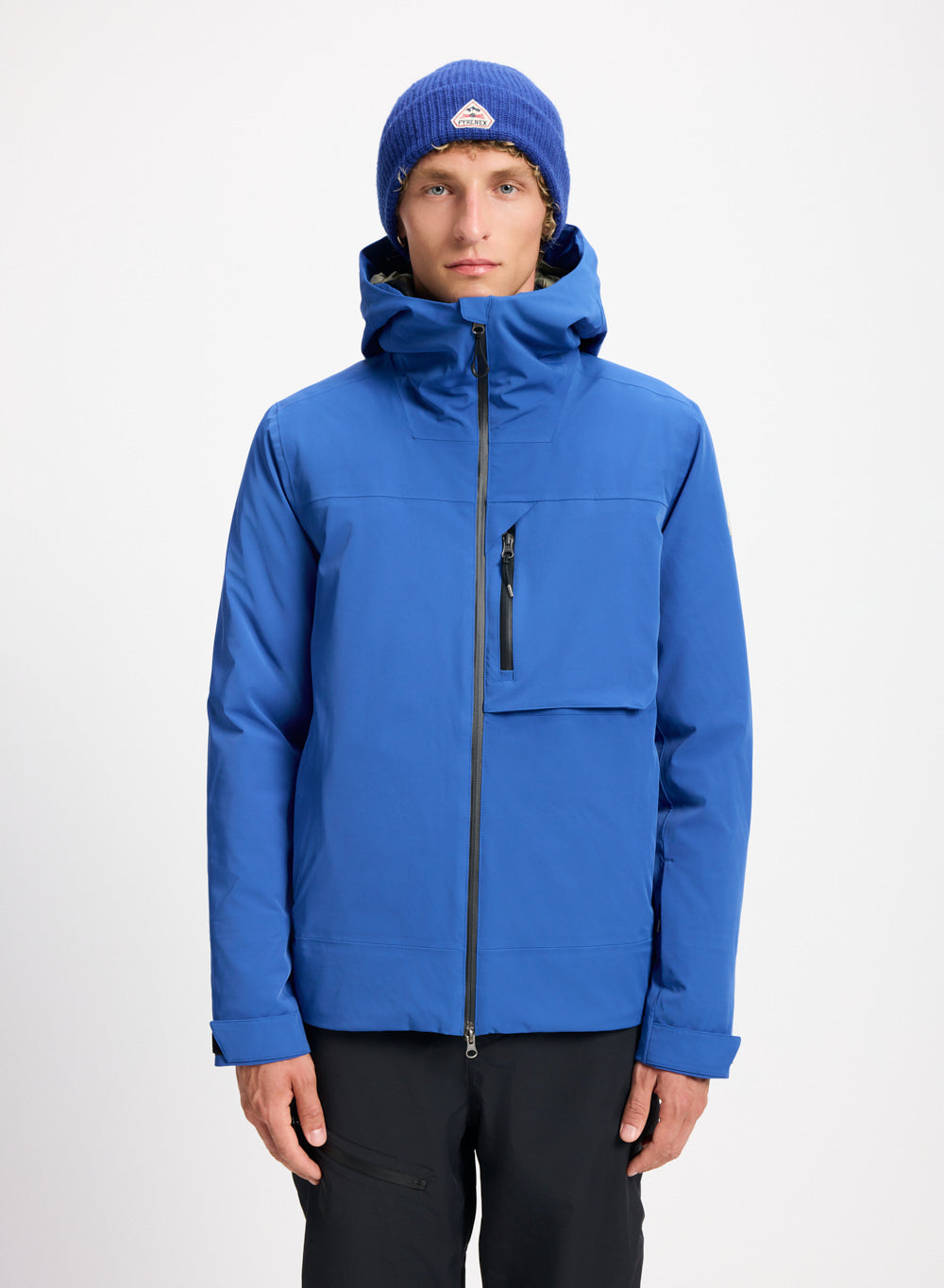 Veste parka imperméable homme Pyrenex Gravity 2 en duvet naturel adriatic