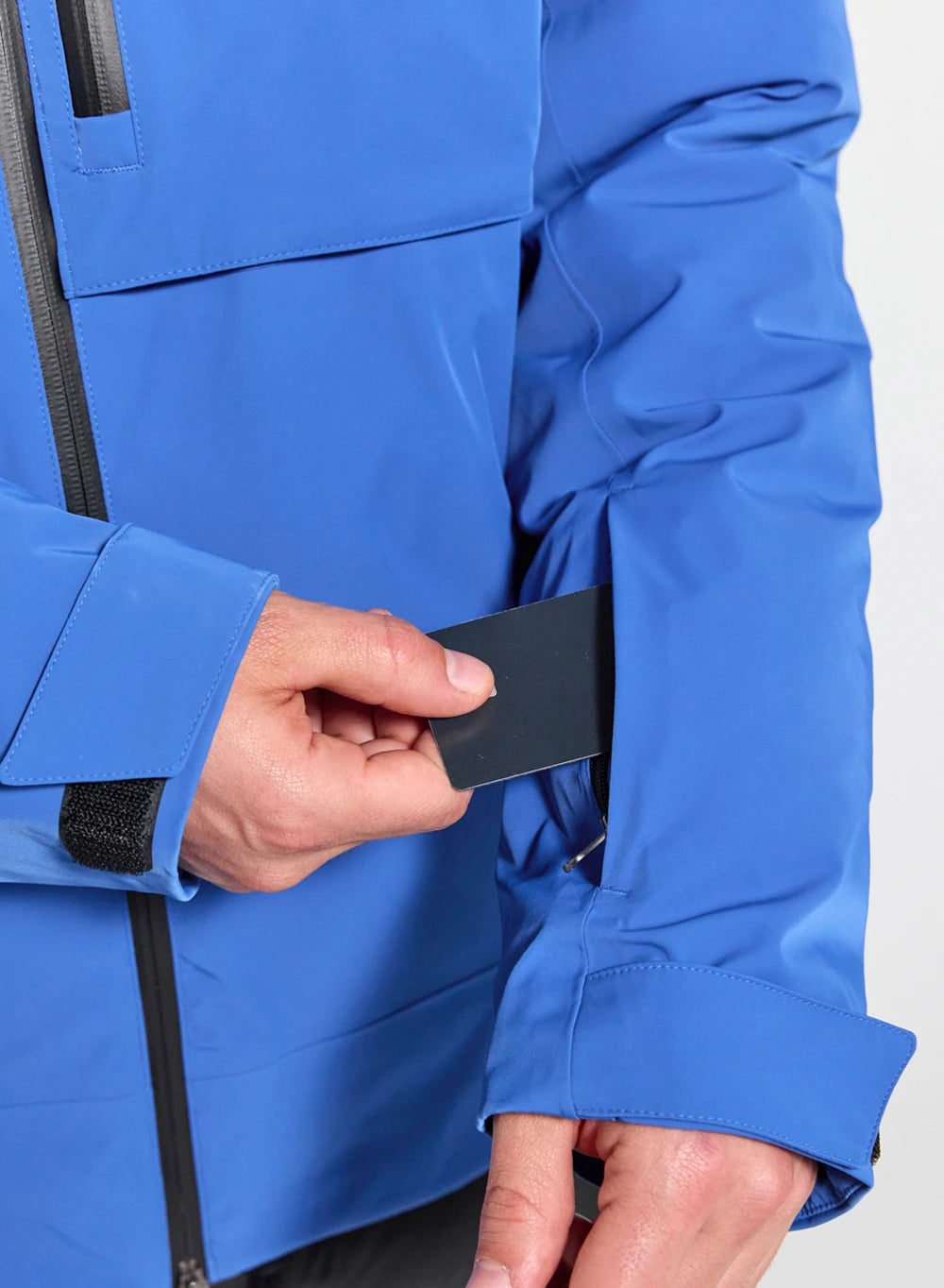 Veste parka imperméable homme Pyrenex Gravity 2 en duvet naturel bleu électrique