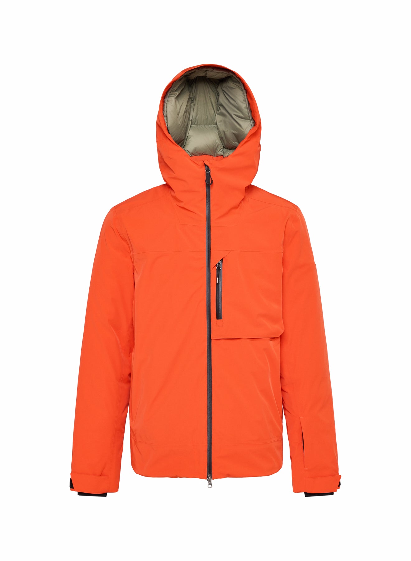 Veste parka imperméable homme Pyrenex Gravity 2 en duvet naturel orange