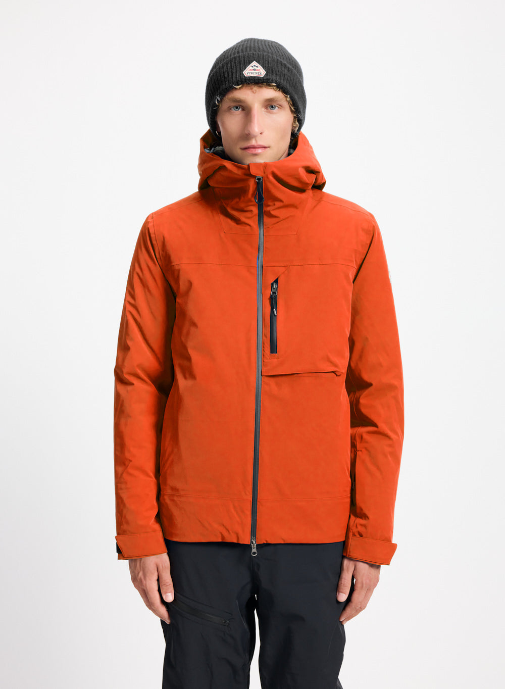 Pyrenex Gravity 2 Men's Waterproof Parka Jacket in Natural Down orange-1