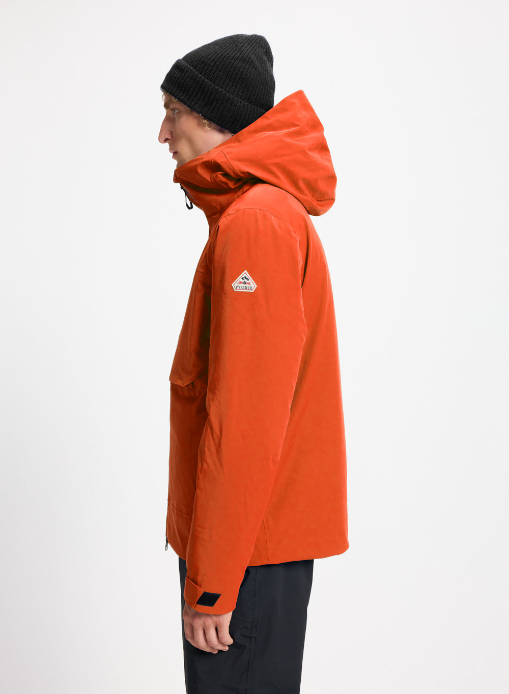 Veste parka imperméable homme Pyrenex Gravity 2 en duvet naturel orange