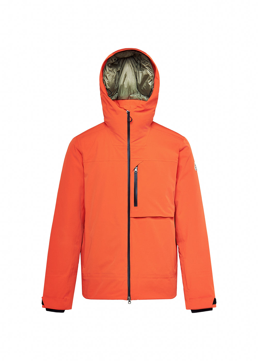 Veste parka imperméable homme Pyrenex Gravity 2 en duvet naturel orange