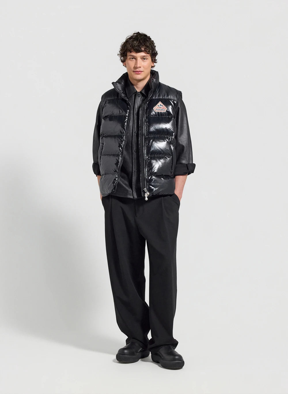 Ärmellose Herren-Daunenjacke Pyrenex John schwarz