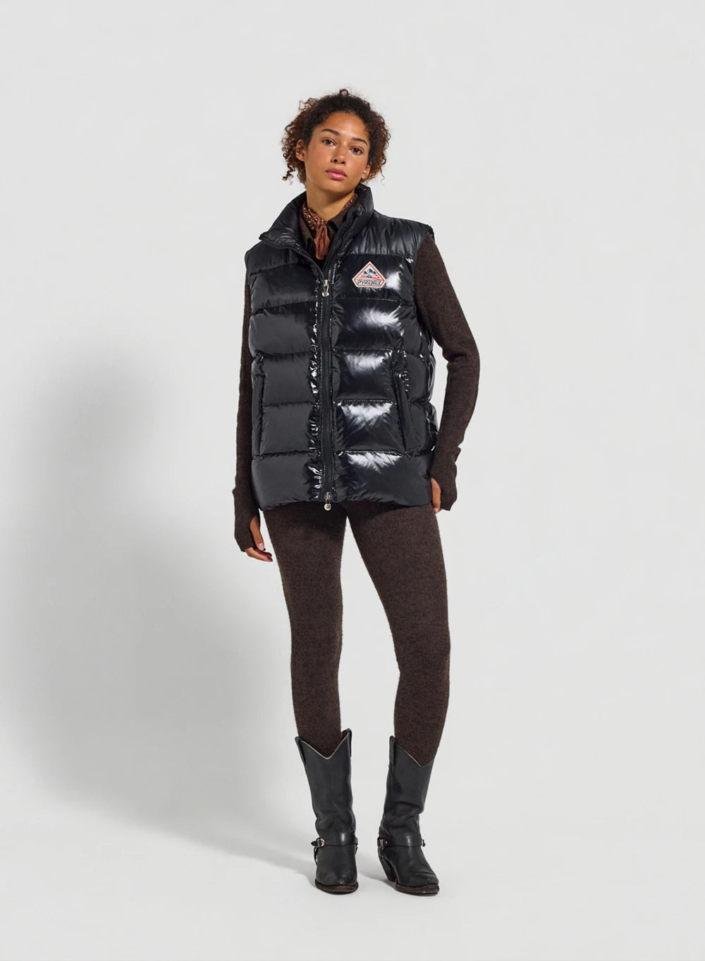 Ärmellose Unisex-Daunenjacke Pyrenex John Schwarz-5