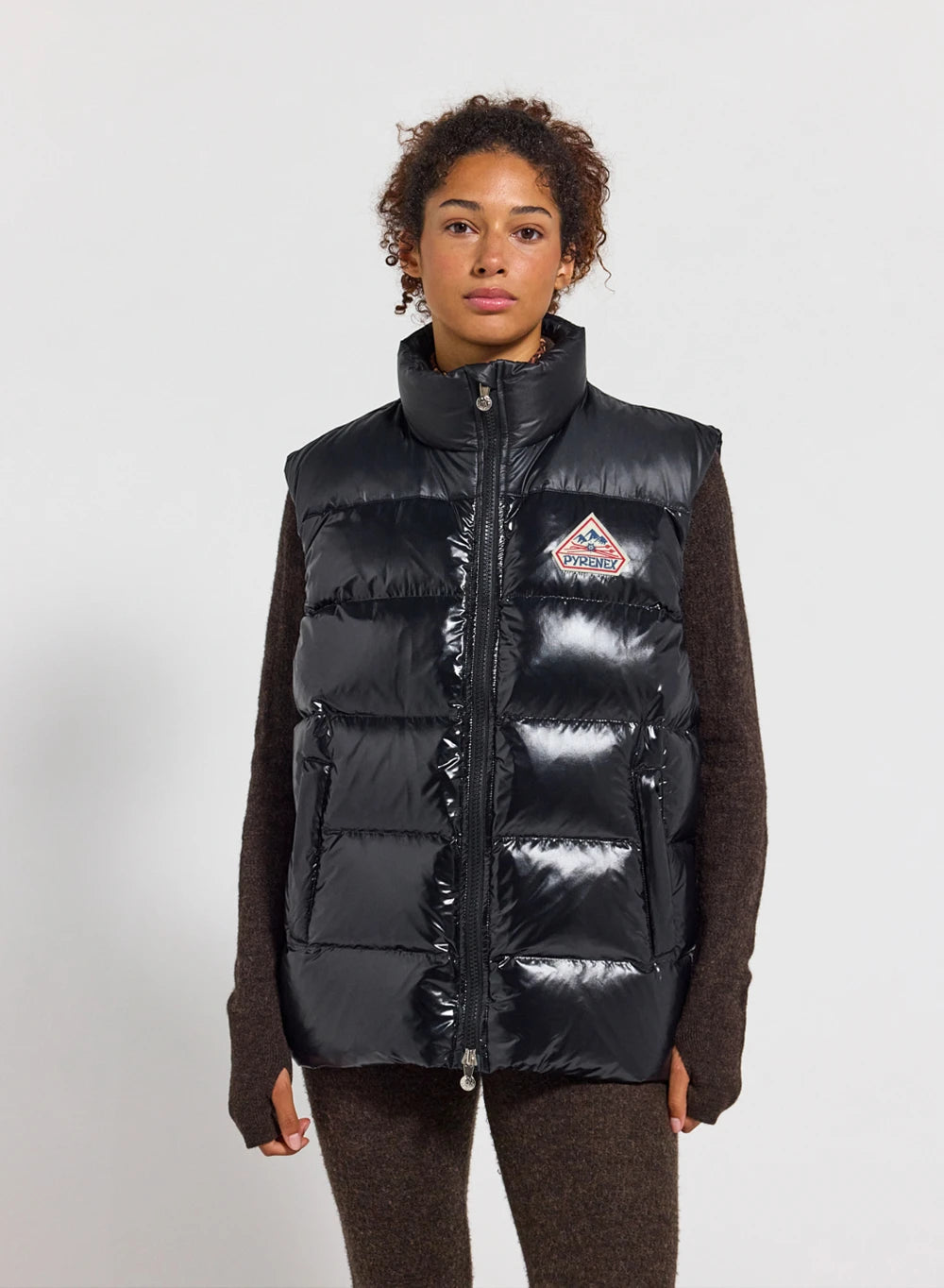 Ärmellose Daunenjacke Damen Pyrenex John Schwarz