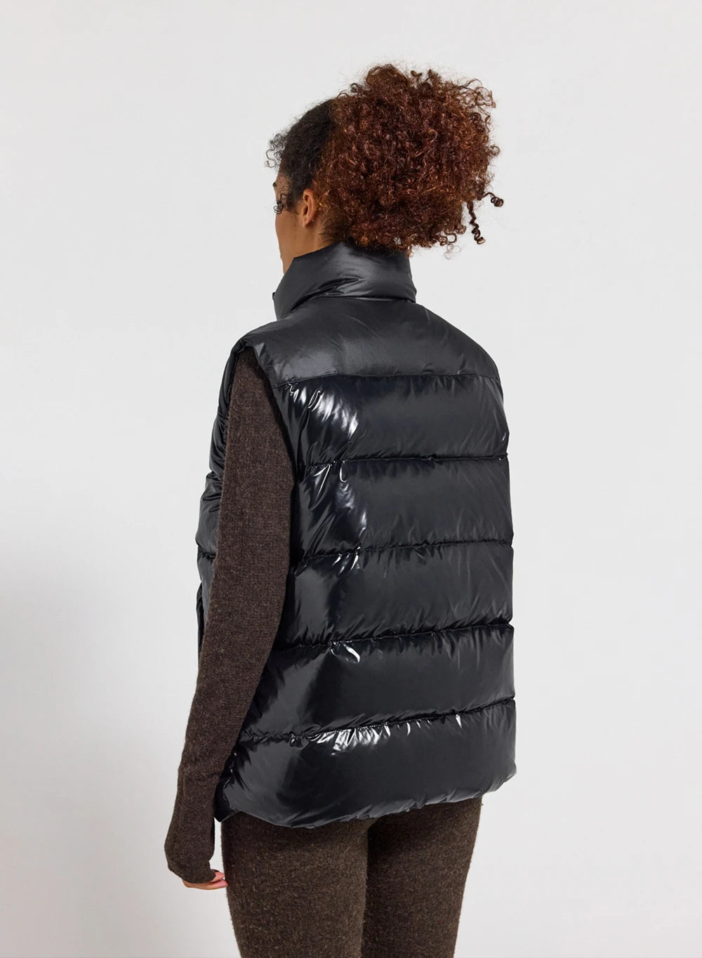 Ärmellose Unisex-Daunenjacke Pyrenex John Schwarz-7