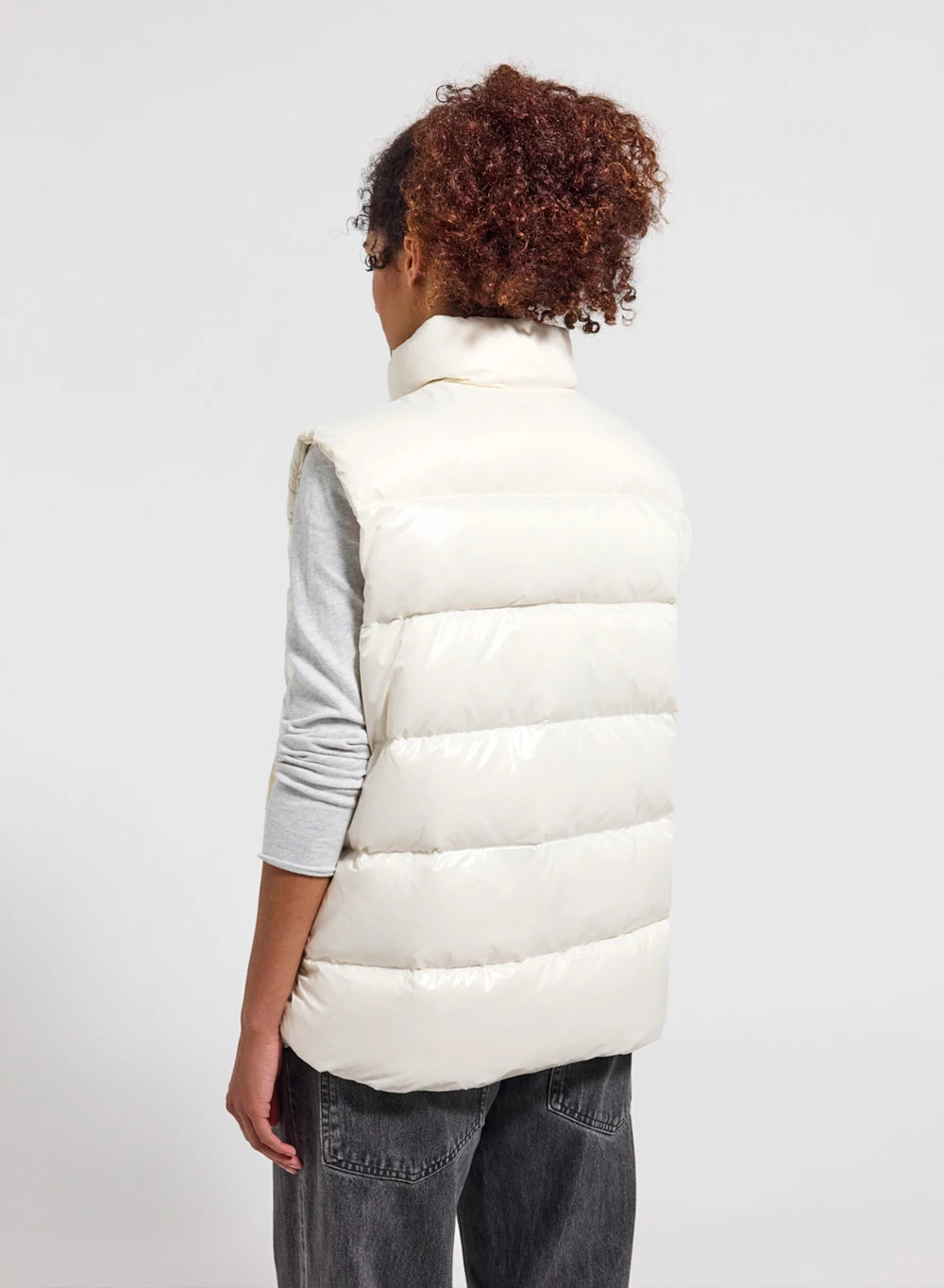 Ärmellose Damen-Daunenjacke Pyrenex John Weiß