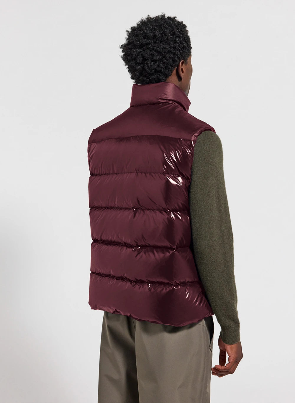 Doudoune sans-manche homme Pyrenex John bordeaux