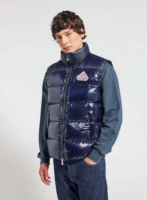 Pyrenex John men's sleeveless down jacket navy blue