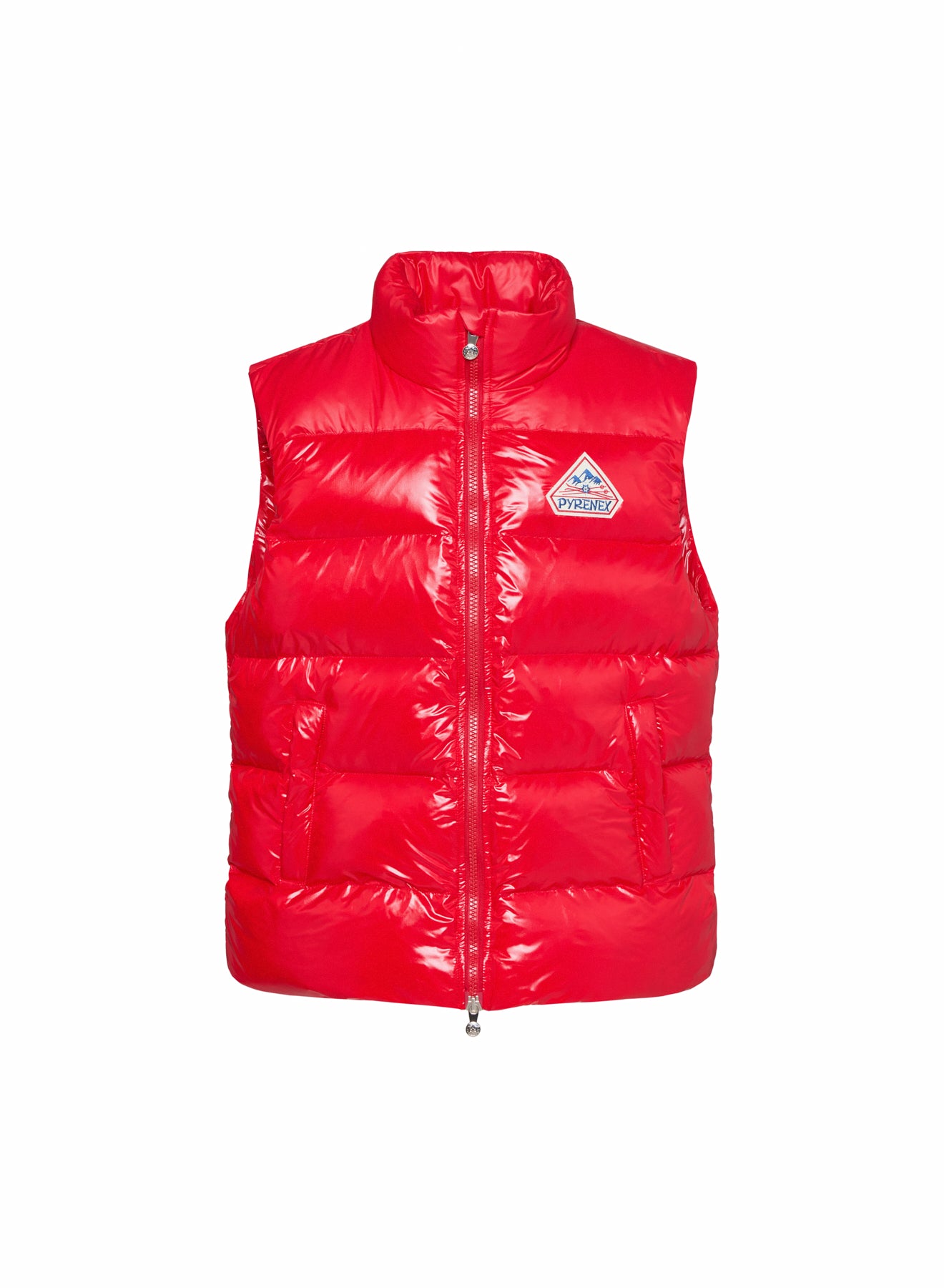 Ärmellose Unisex-Daunenjacke Pyrenex John rot-7