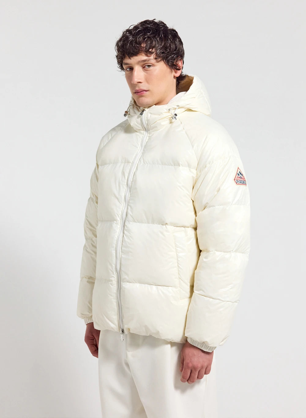 Doudoune homme à capuche Pyrenex Sten blanche