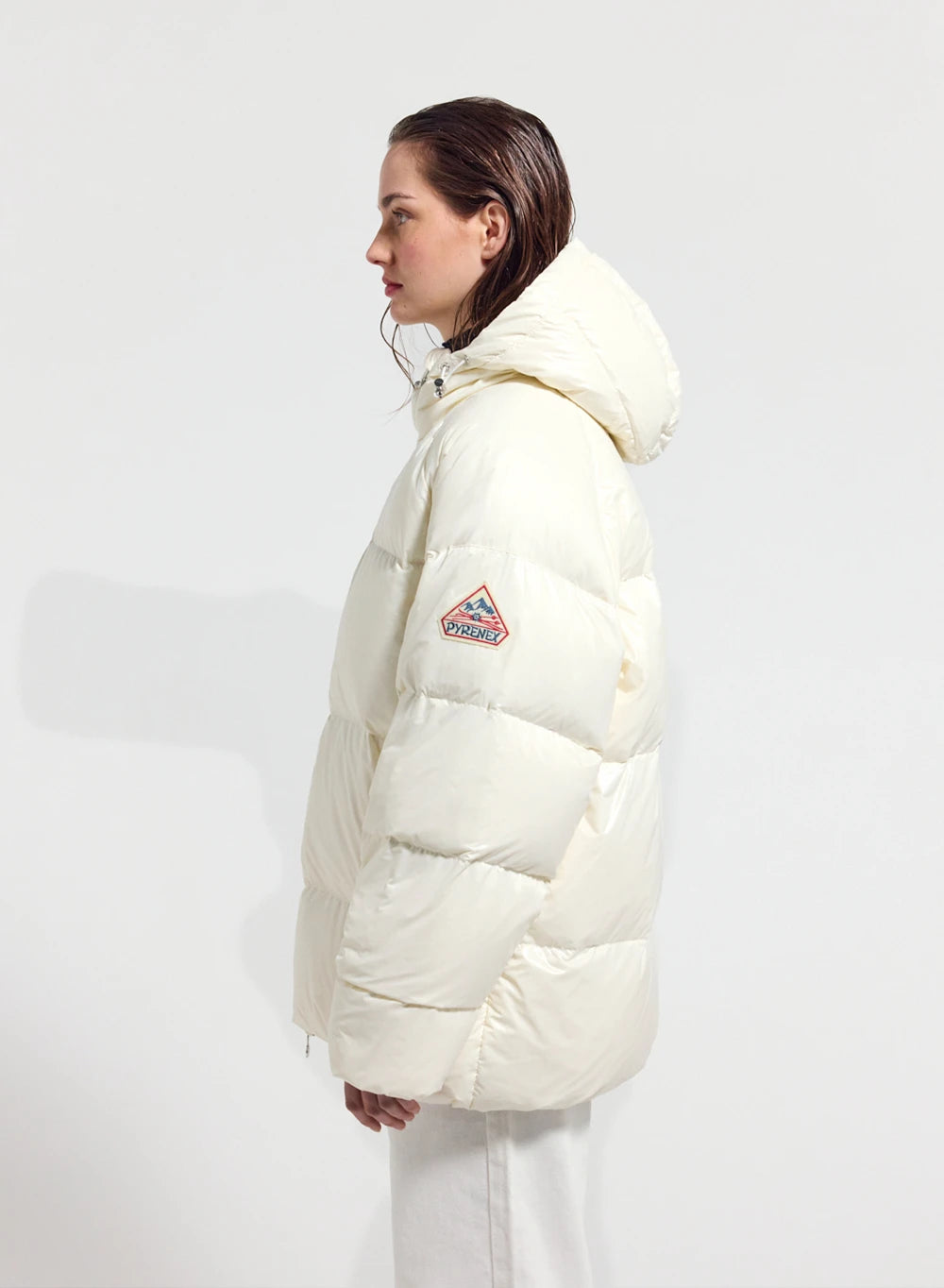 Doudoune femme à capuche Pyrenex Sten blanche