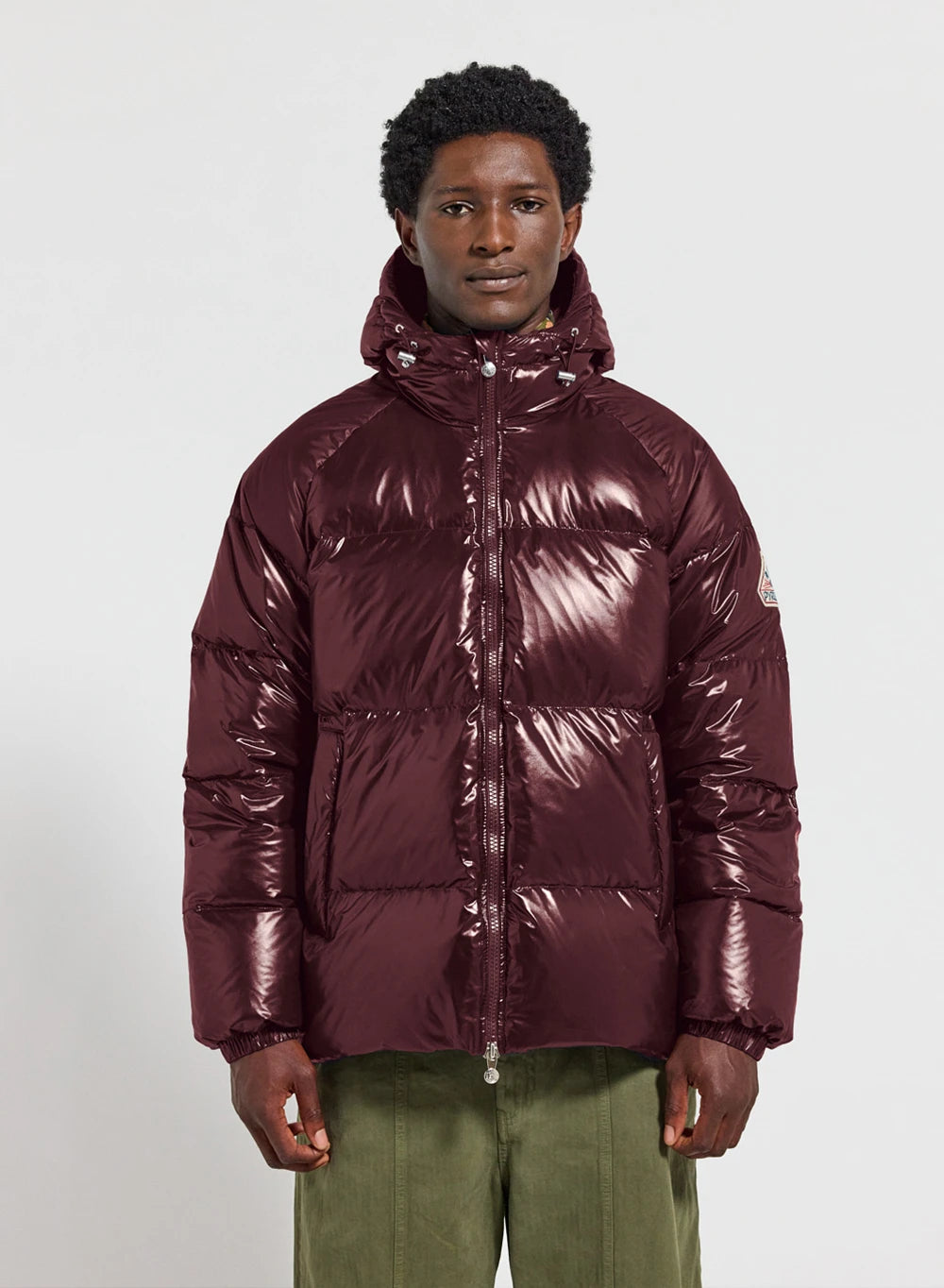 Doudoune homme à capuche Pyrenex Sten bordeaux