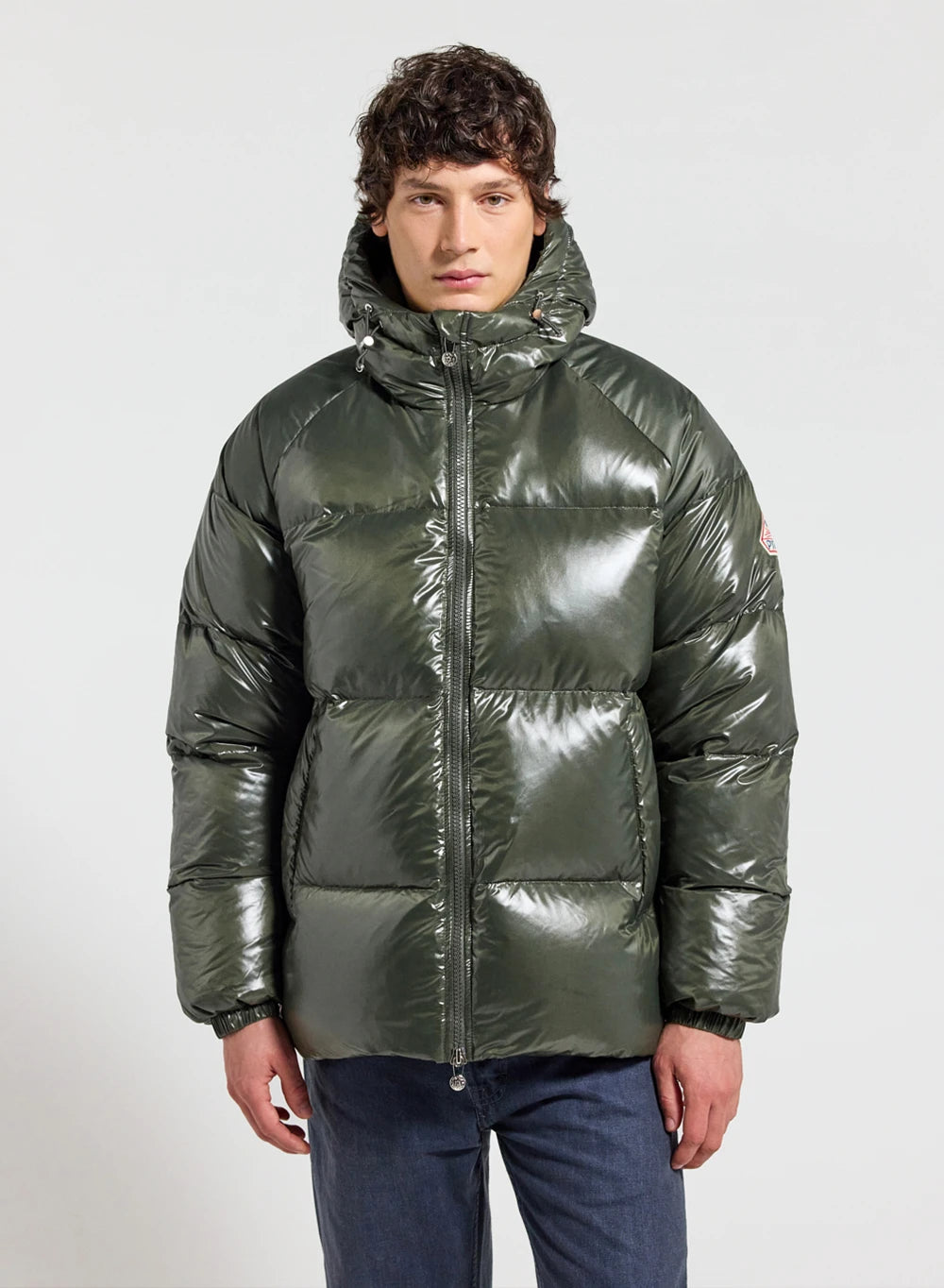 Pyrenex Sten unisex Kapuzen-Daunenjacke dunkelkhaki-8