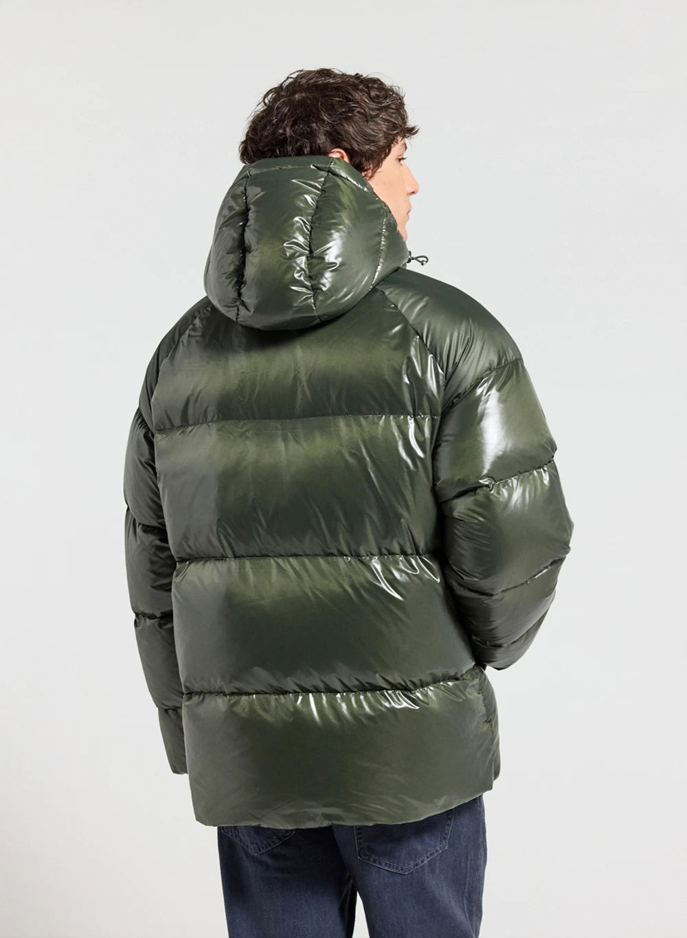 Pyrenex Sten unisex Kapuzen-Daunenjacke dunkelkhaki-7