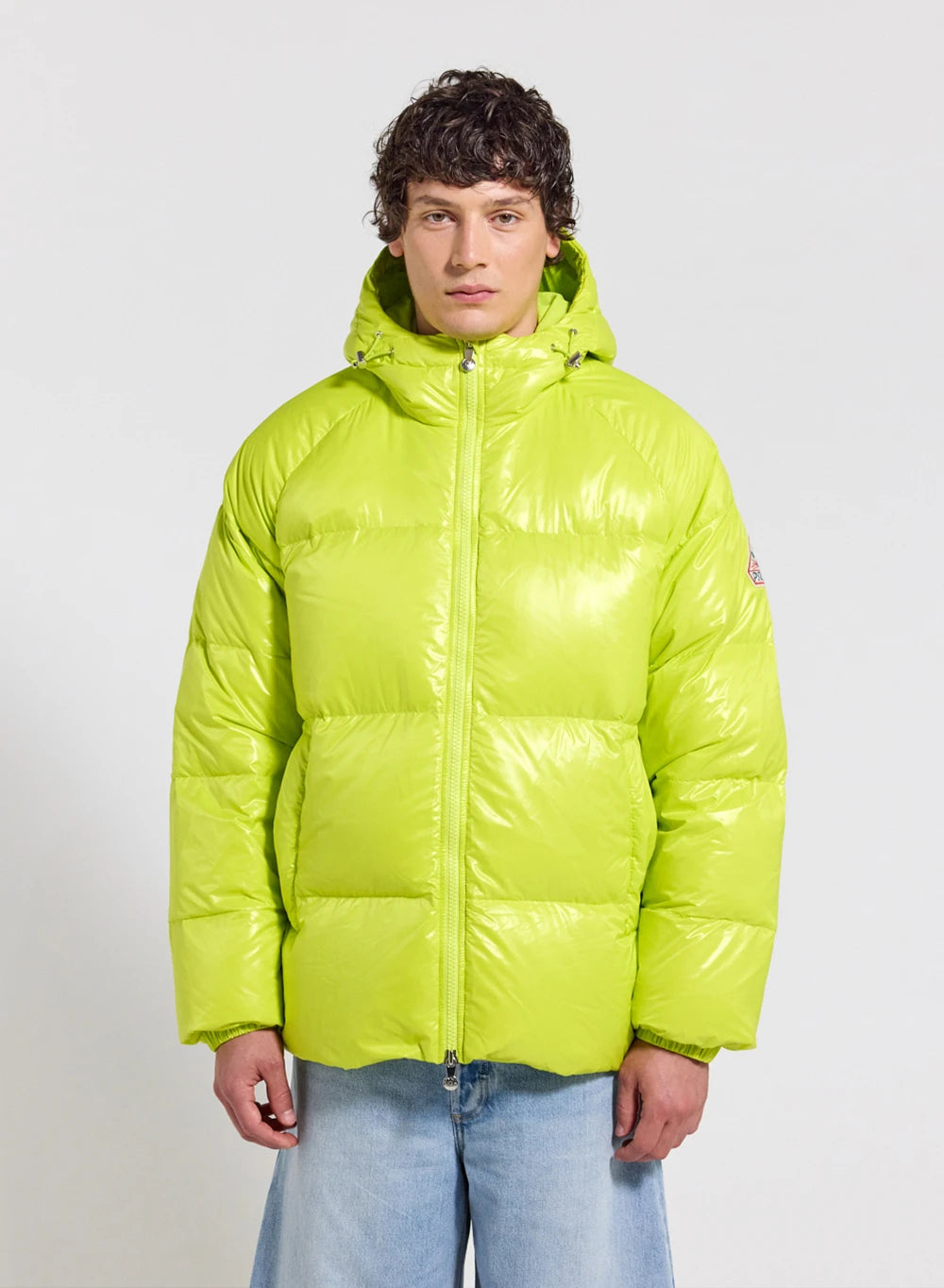 Unisex-Daunenjacke mit Kapuze Pyrenex Sten Gelb-3
