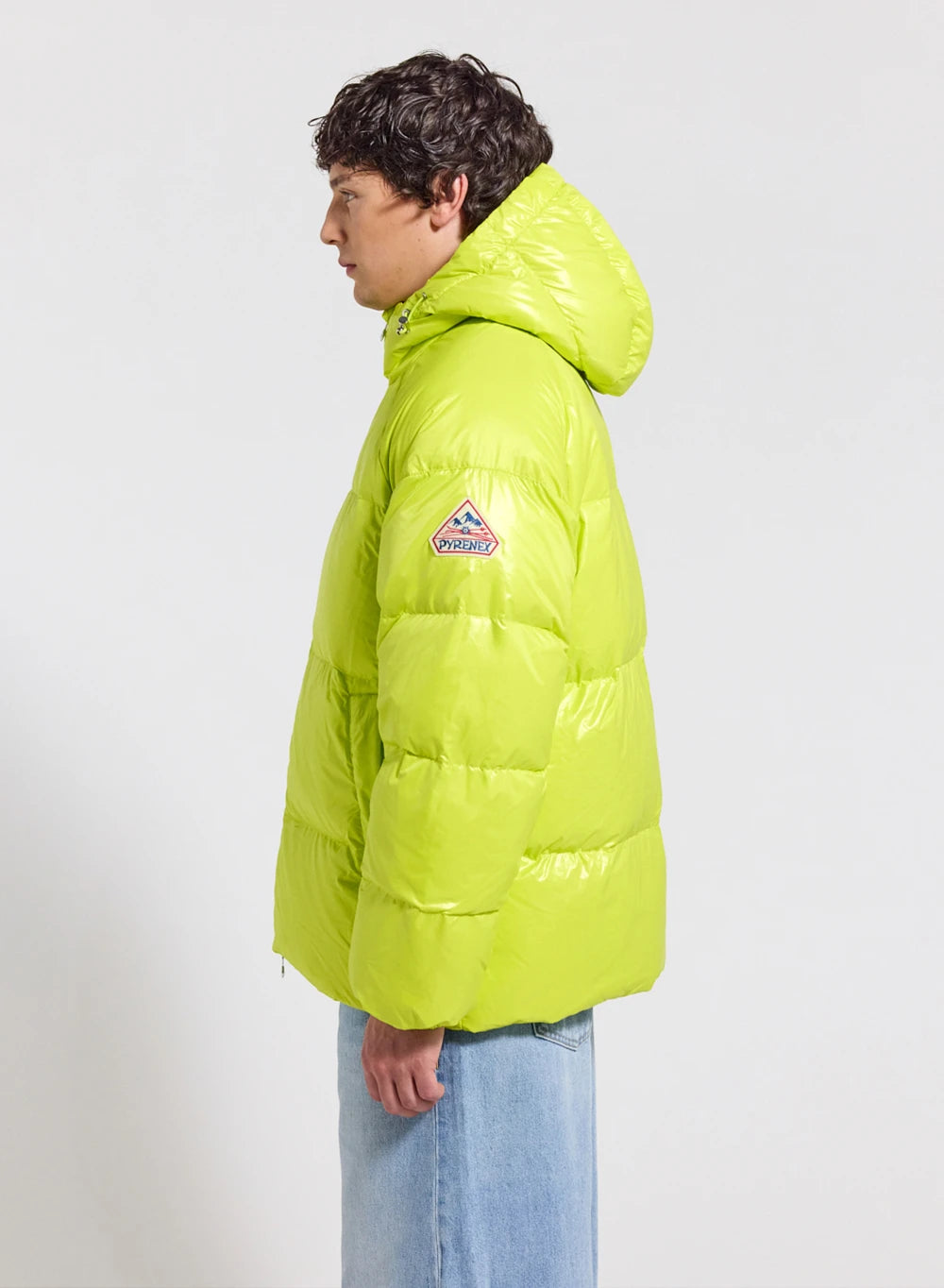 Unisex-Daunenjacke mit Kapuze Pyrenex Sten Gelb-7