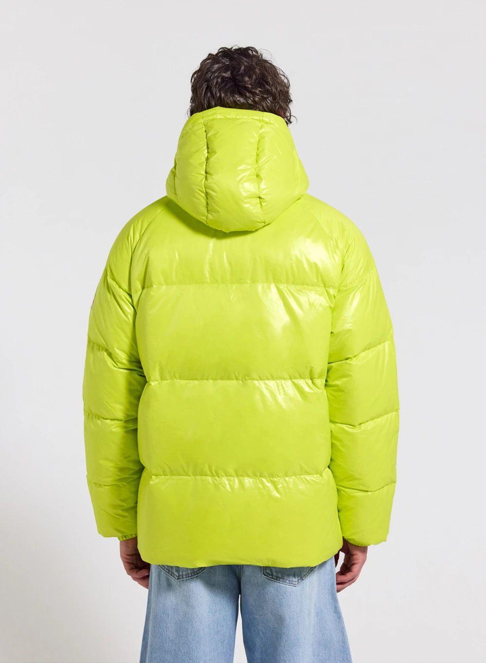 Daunenjacke mit Kapuze für Herren Pyrenex Sten Gelb