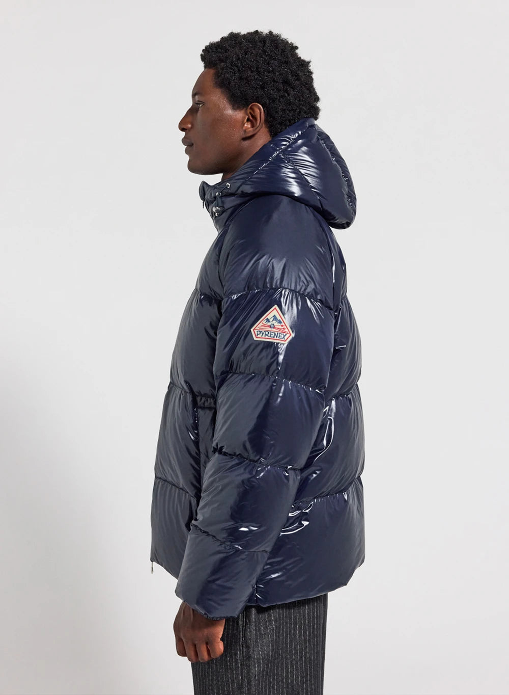 Pyrenex Sten unisex Kapuzen-Daunenjacke marineblau-6