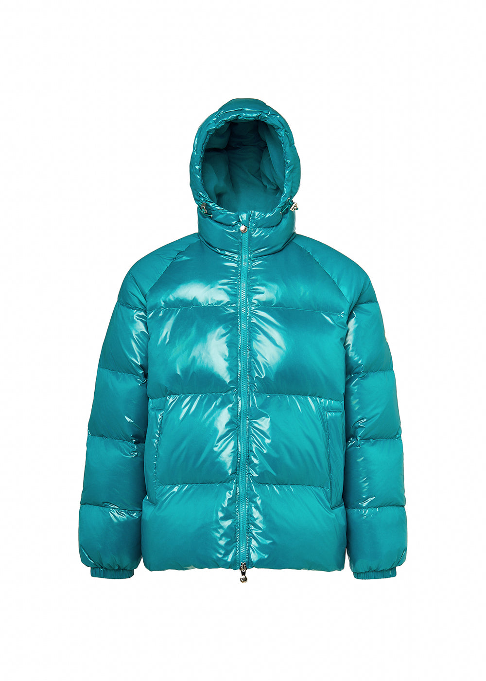 Doudoune unisexe à capuche Pyrenex Sten bleu turquoise