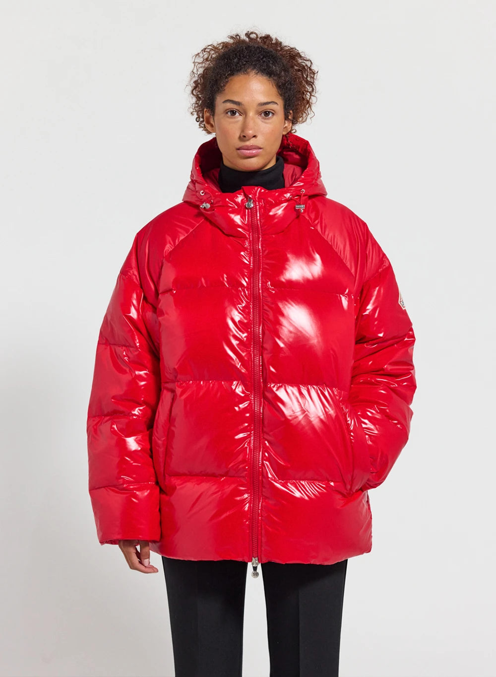 Unisex-Daunenjacke mit Kapuze Pyrenex Sten rot-3
