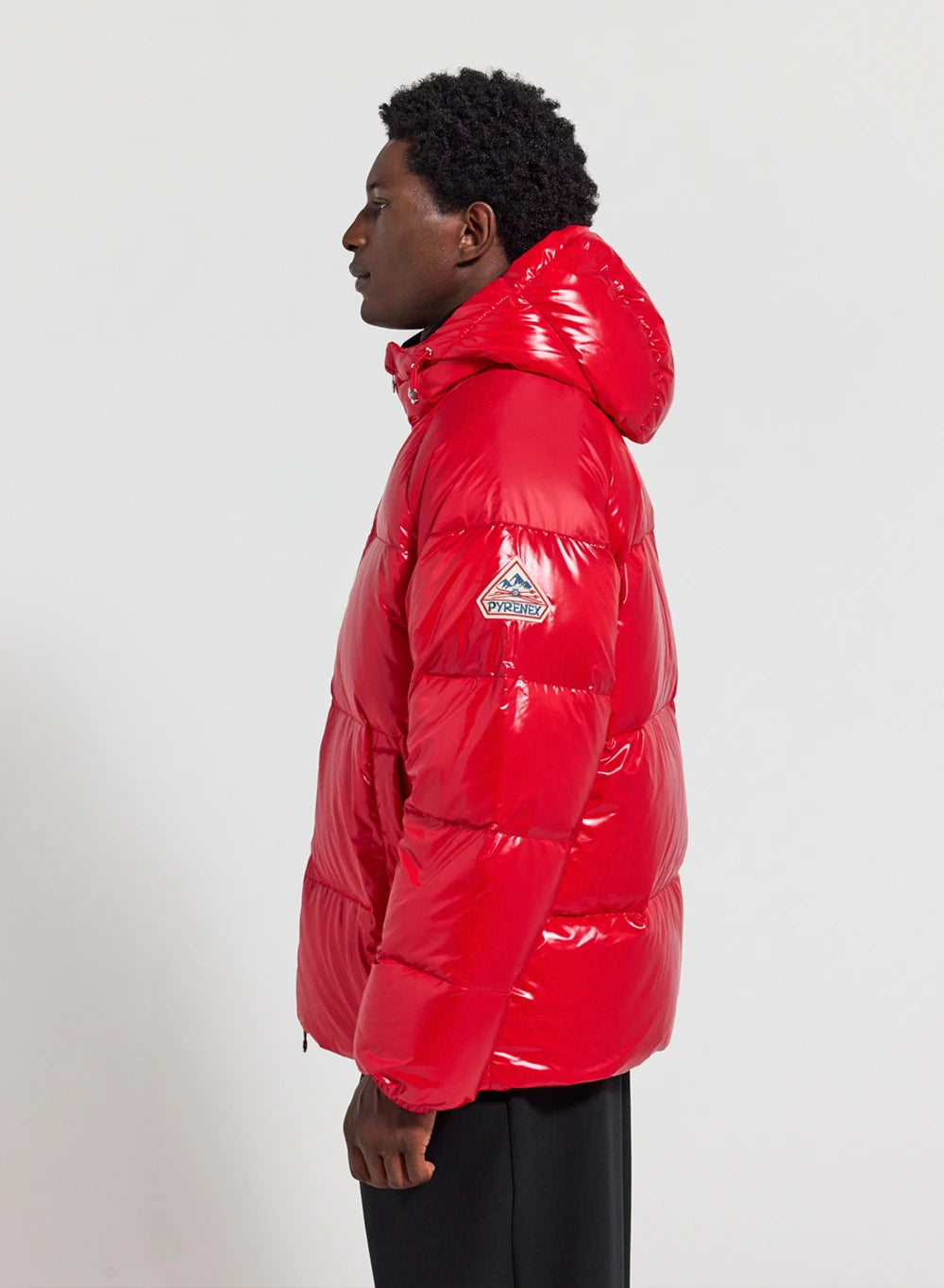 Unisex-Daunenjacke mit Kapuze Pyrenex Sten rot-6