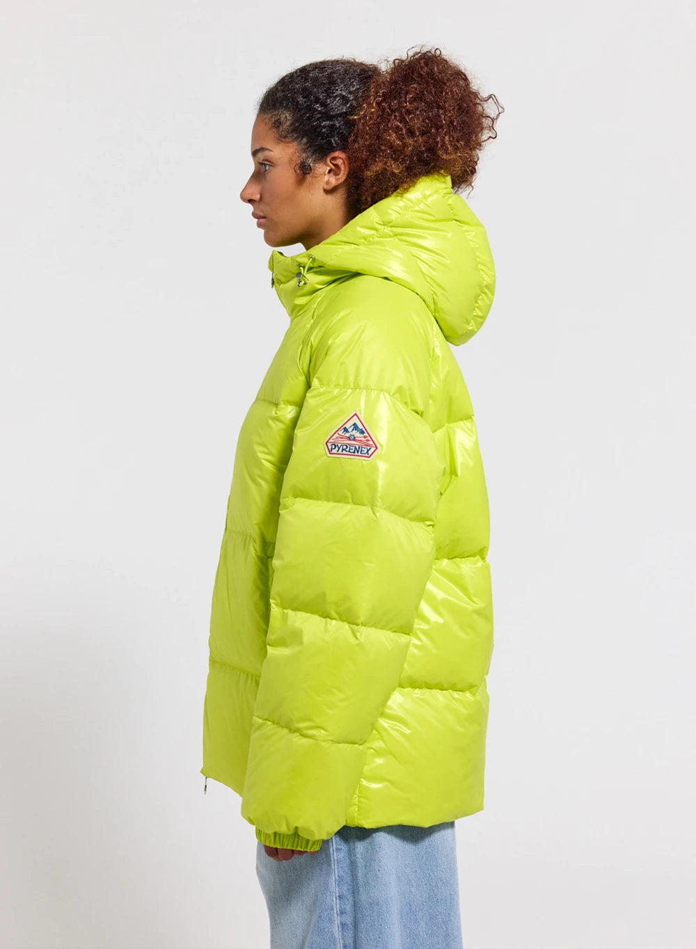 Unisex-Daunenjacke mit Kapuze Pyrenex Sten Gelb-6