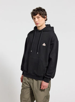 Sudadera con capucha unisex de algodón orgánico Pyrenex Journey negra
