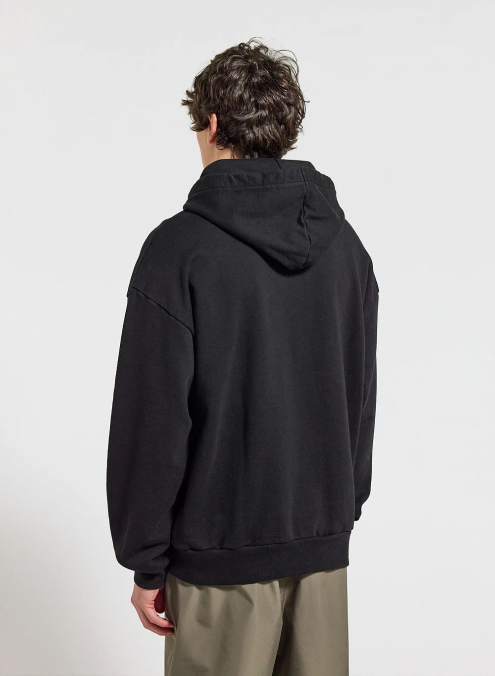 Sweat à capuche homme en coton bio Pyrenex Journey Black