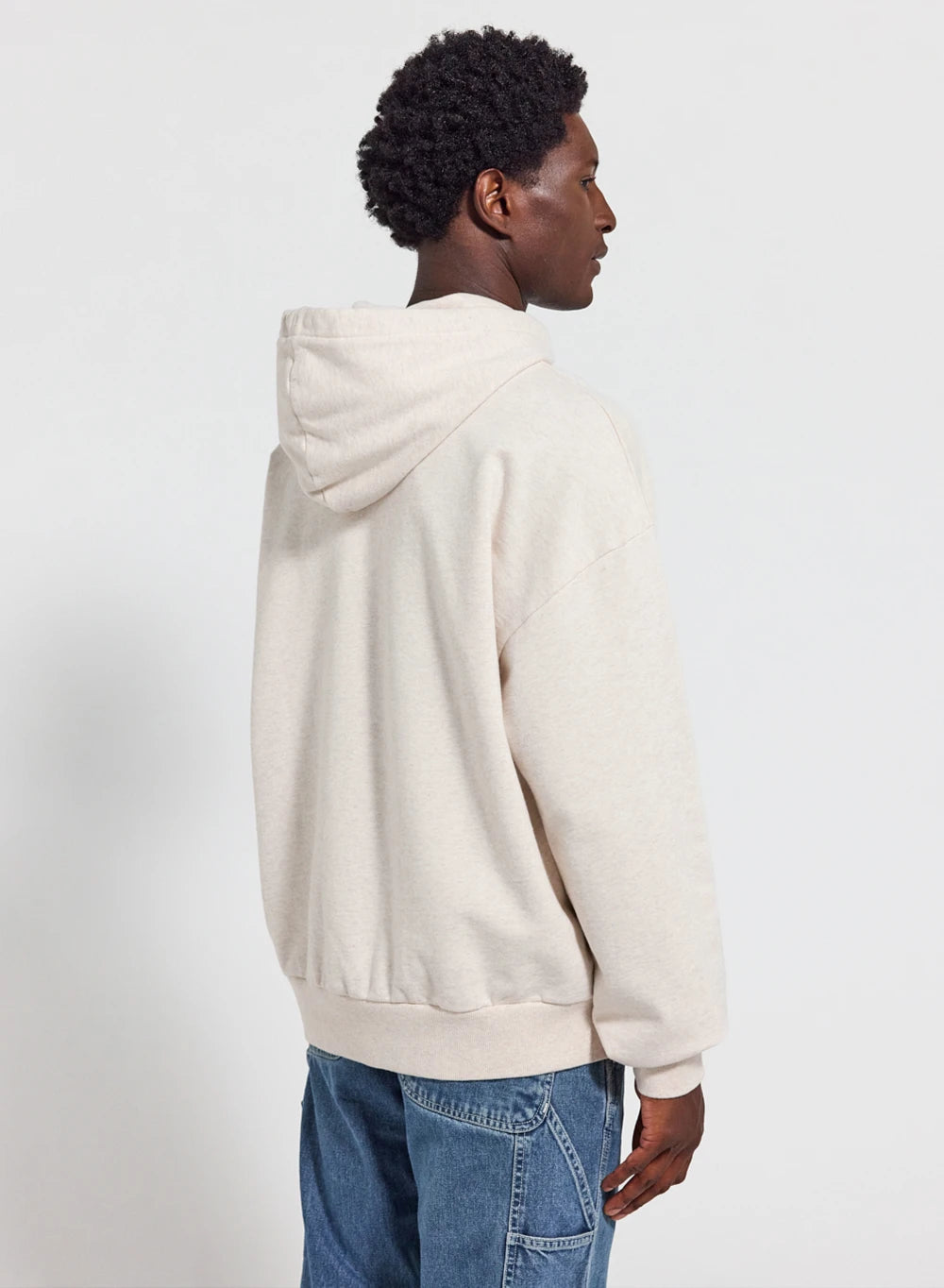 Kapuzen-Sweatshirt Herren aus Bio-Baumwolle Pyrenex Journey Crème