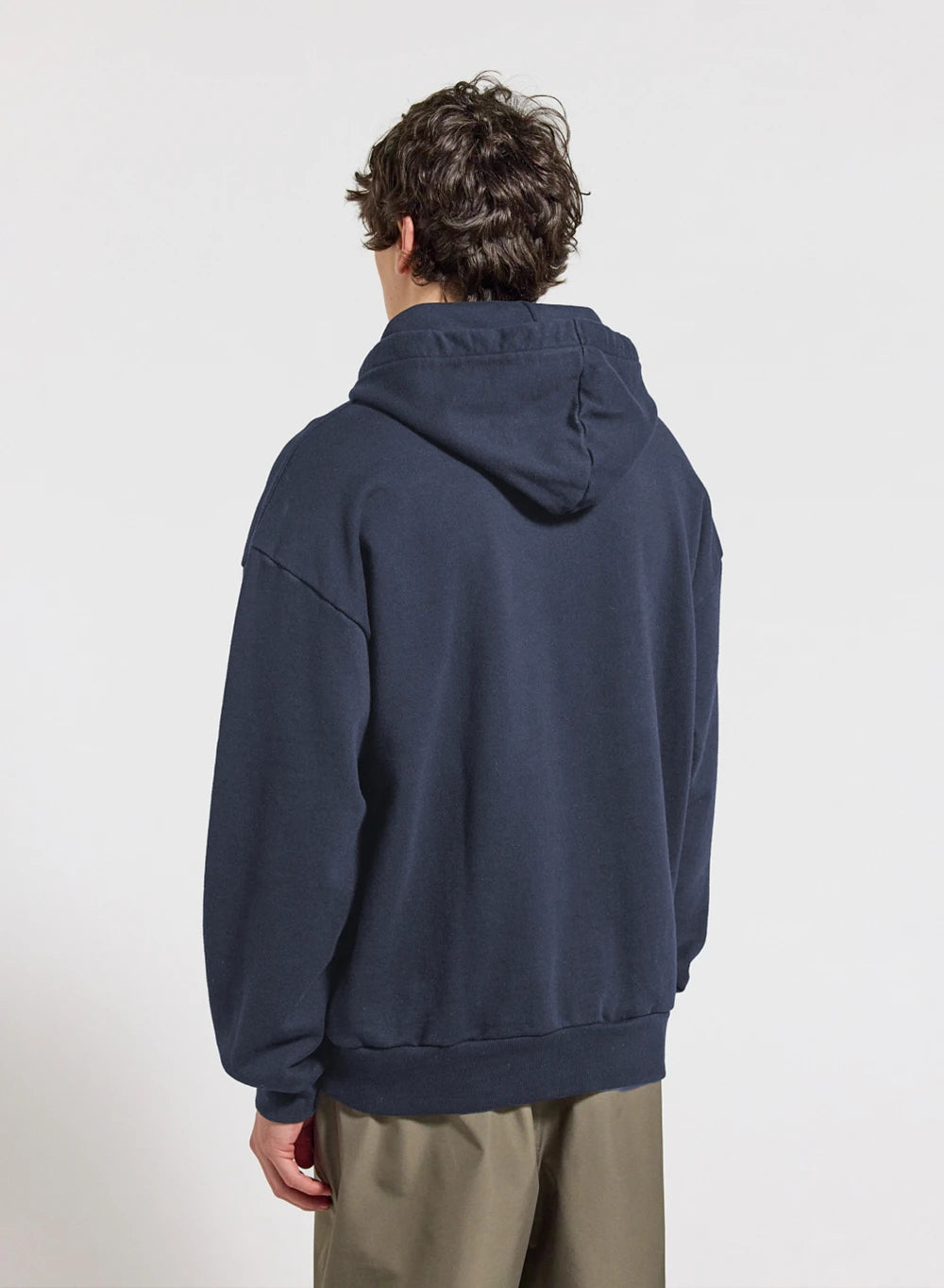 Herren-Kapuzensweatshirt aus Bio-Baumwolle Pyrenex Journey Marineblau