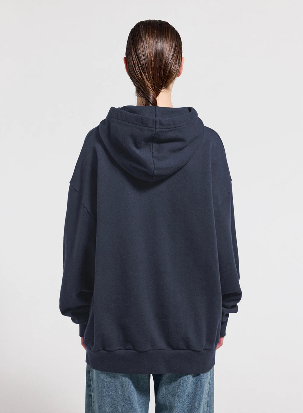 Unisex-Kapuzensweatshirt aus Bio-Baumwolle Pyrenex Journey dunkelblau-4