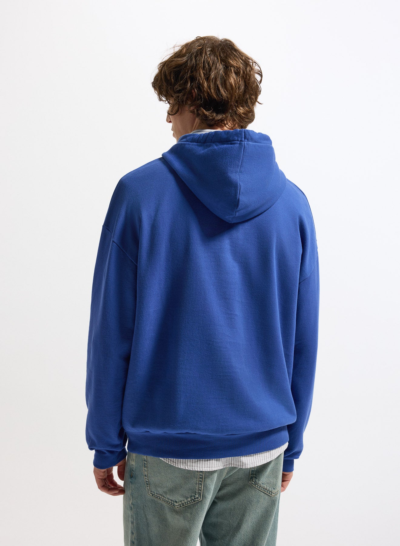 Pyrenex Journey unisex hoodie in midnight blue organic cotton-7