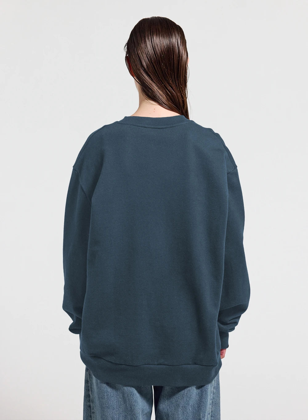 Pyrenex Phase unisex sweater in organic cotton azure blue-3