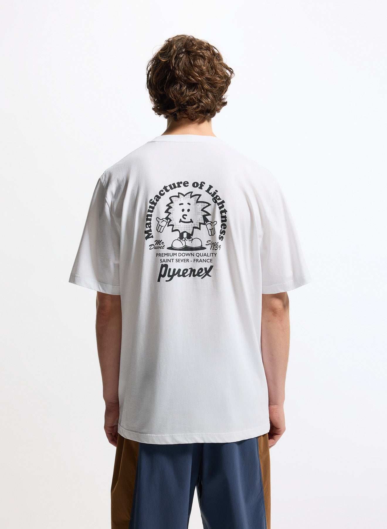 Pyrenex Mfg Tee – Weißes Unisex-T-Shirt aus Bio-Baumwolle-5