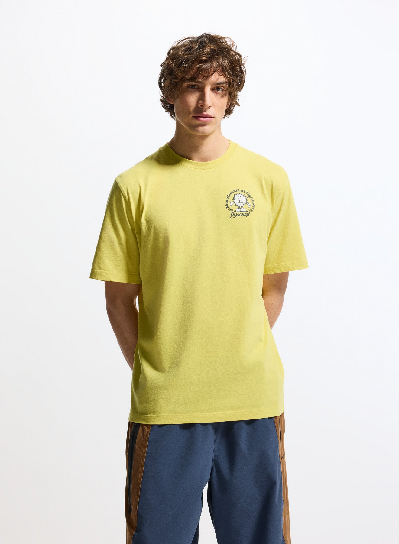 Pyrenex Mfg Tee yellow Organic Cotton Unisex T-Shirt-2