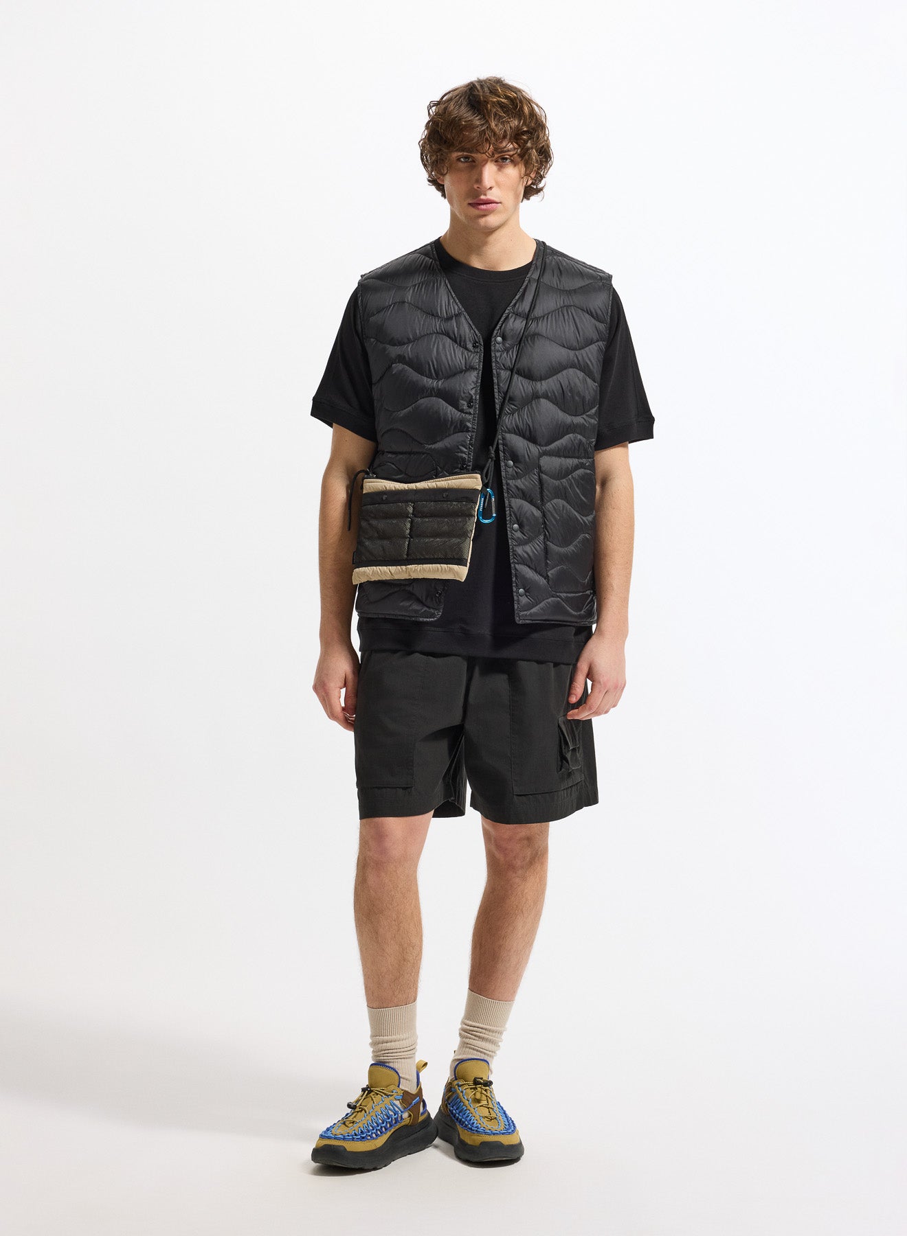 Pyrenex Spinelle beige quilted shoulder bag