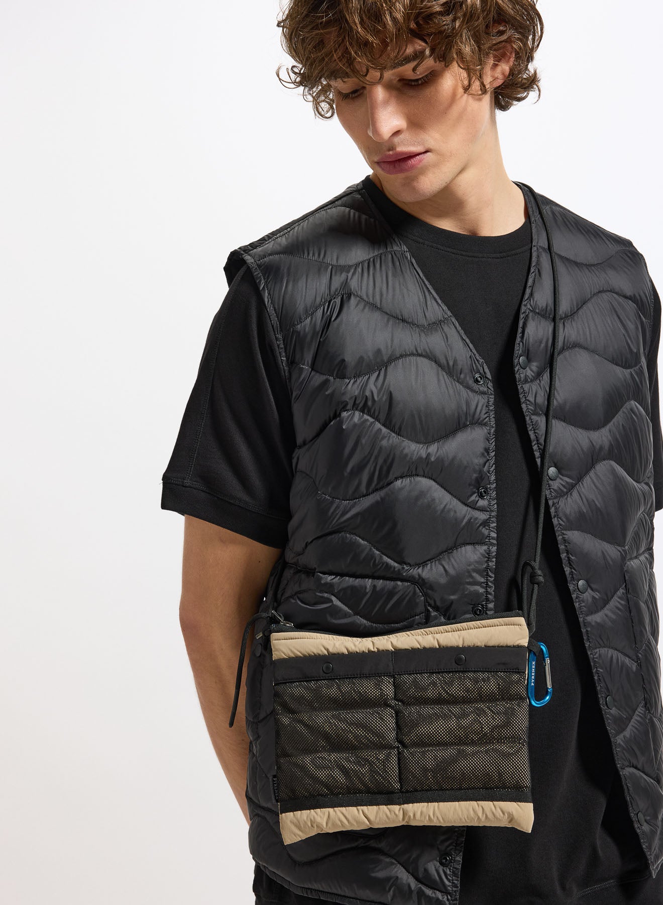 Pyrenex Spinelle beige quilted shoulder bag-2