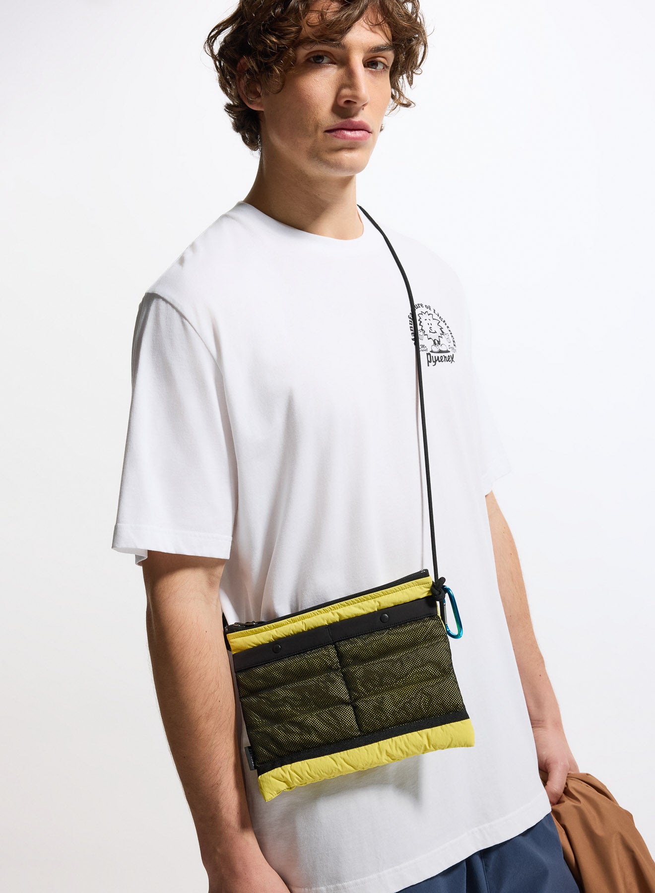 Pyrenex Spinelle yellow quilted shoulder bag-1