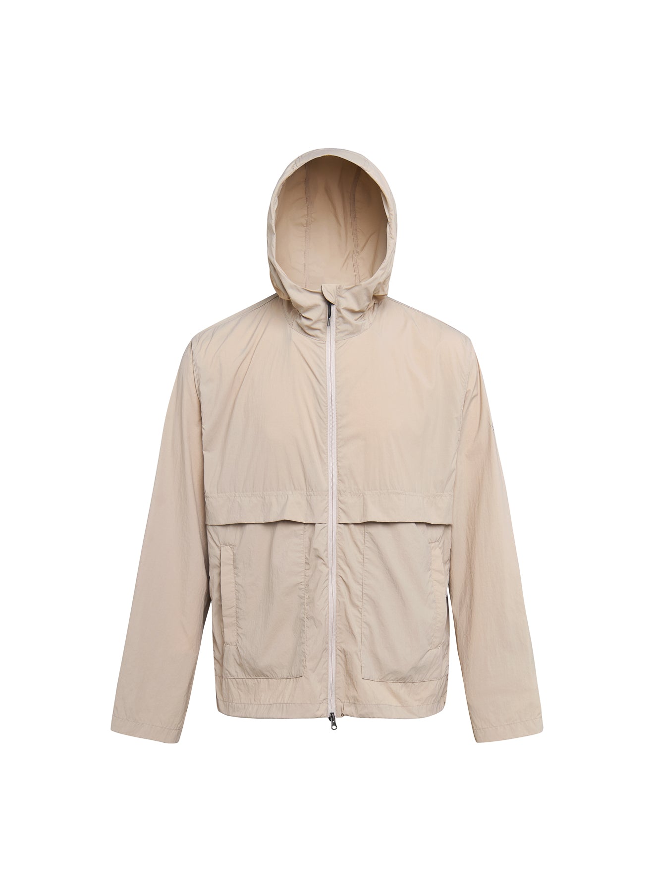 Coupe-vent unisexe à capuche Pyrenex Soulere beige 