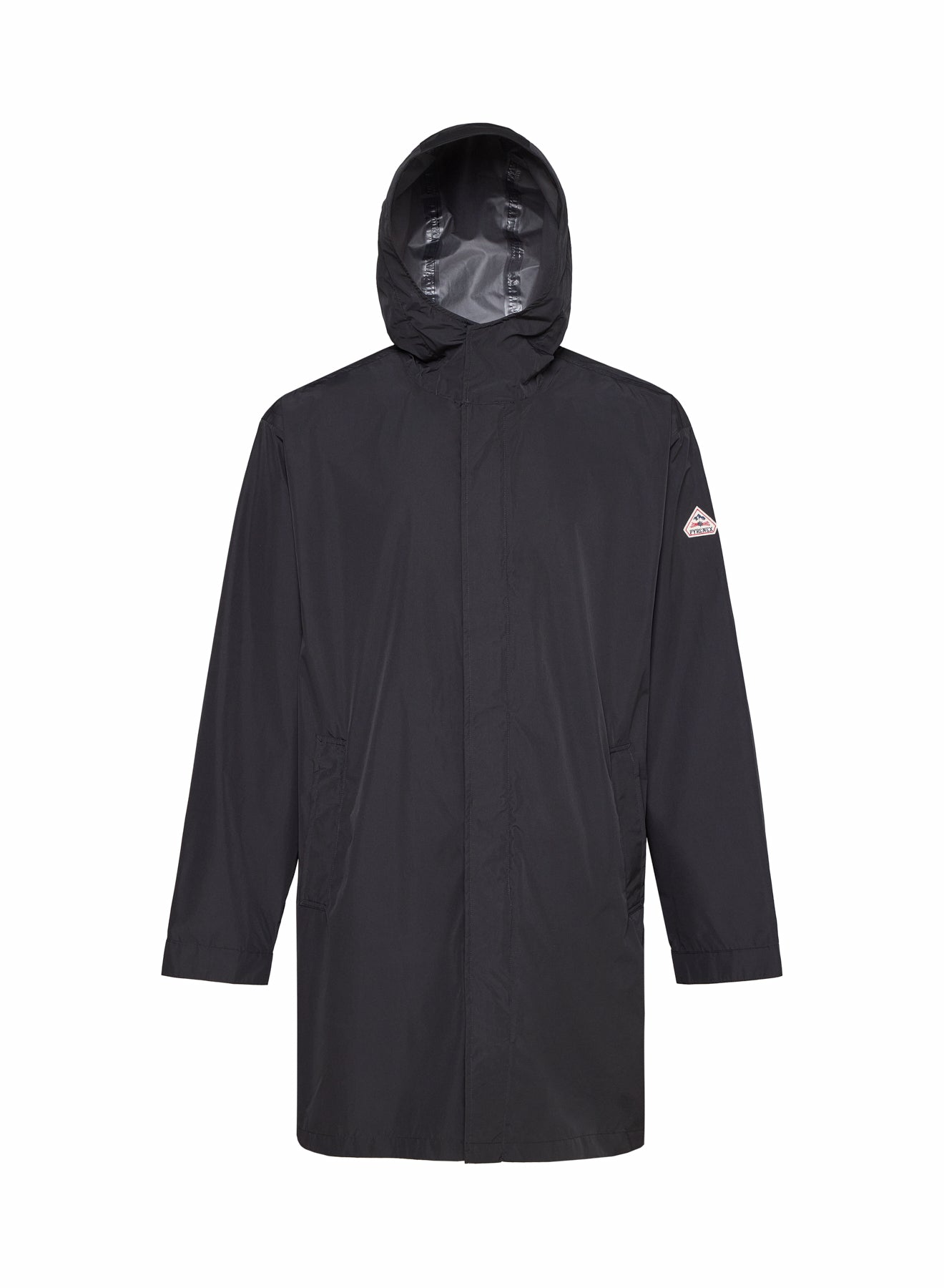 Lange wasserdichte Unisex-Parka Pyrenex Eissaure schwarz-9